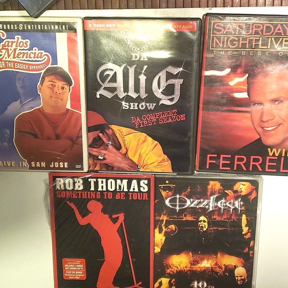 Lot of 5 DVDs Live Performances from Rob Thomas, Carlos Mencia etc... - Picture 2 of 7